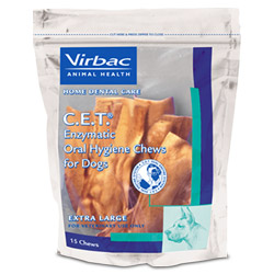 Virbac C.E.T. Enzymatic Oral Hygiene Chews for Dogs